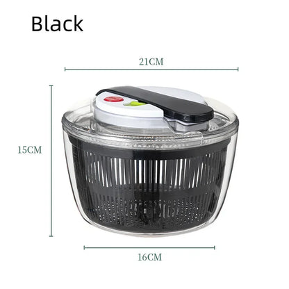 3 Liters Multifunctional Vegetables Salad Spinner Lettuce Leaf Vegetable Dehydrator Vegetable Washer Salad Vegetable Dryer Mixer