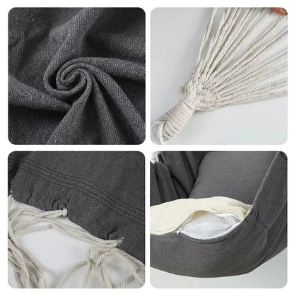 1PC Outdoor Rocking Chair Fabric Hammock Canvas Leisure Swing Chair Dormitory Portable Folding Hanging Chairs Outdoor Furniture