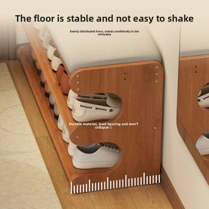 Shoe Cabinet Stool Upholstered Flip Top Shoe Storage Bench Entryway Hallway Cushion Seat Removable Shoe Rack Organizer Furniture
