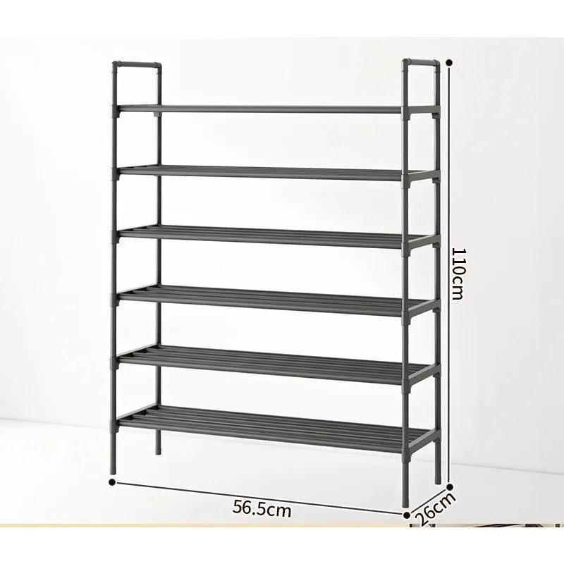 Simple shoe rack household multi-functional multi-storey doorway indoor and outdoor storage rack student dormitory storage rack
