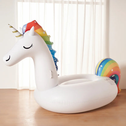 Camebust Inflatable Floating Swimming Pool Floats Unicorn Rider Animal Pool Floatsing Water Lounge Party Decoration