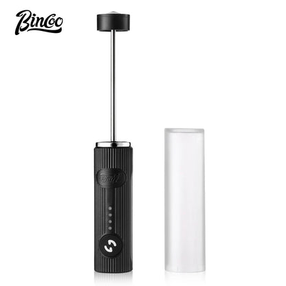 Bincoo USB Rechargeable 2-Speed Milk Frother, Handheld Foam Maker & Mini Mixer for Coffee Latte and Kitchen Cooking Tools