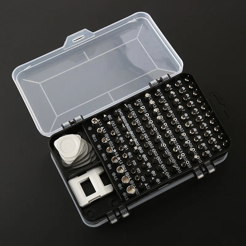 115pcs Cross-border Watch, Computer Mobile Phone Disassembly Repair Hardware Tools Screwdriver Set Electronic equipment Tool Kit