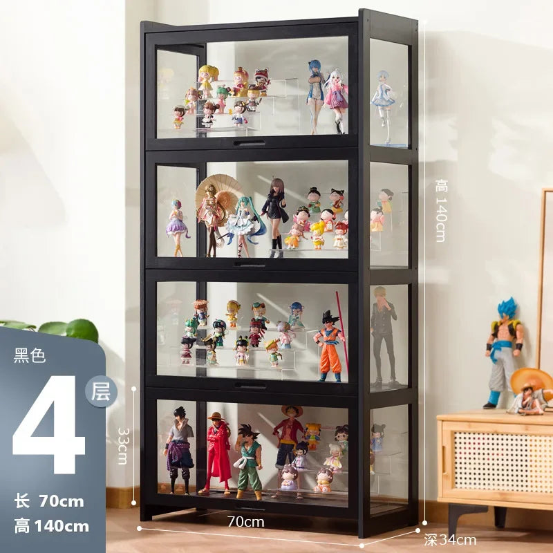 Large Lego display box cabinet figure acrylic figurine toy ornament artifact dust-proof transparent blind box storage rack