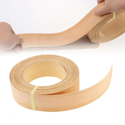Hot Melting Adhesive Furniture Tape Wood Grain Tape Real Wood Pre-Adhesive Trim Bed Frame Edge Decorative Beautiful Seam Sticks
