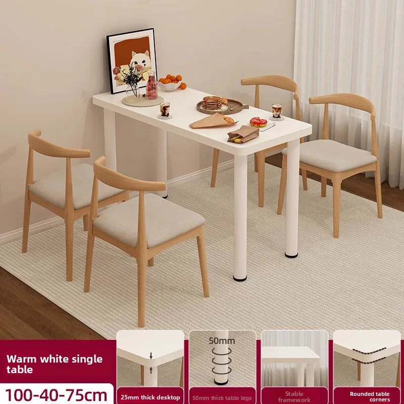 Dining table Household small apartment Outdoor portable stall Eating square table