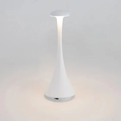 New Arrival Mushroom Table Lamp Rechargeable Wireless touch Lamp Creative Lamp USB-C Desk Lamp Hotel Bedroom Atmosphere Light