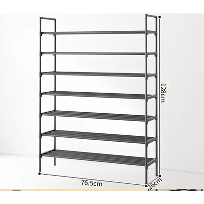 Simple shoe rack household multi-functional multi-storey doorway indoor and outdoor storage rack student dormitory storage rack