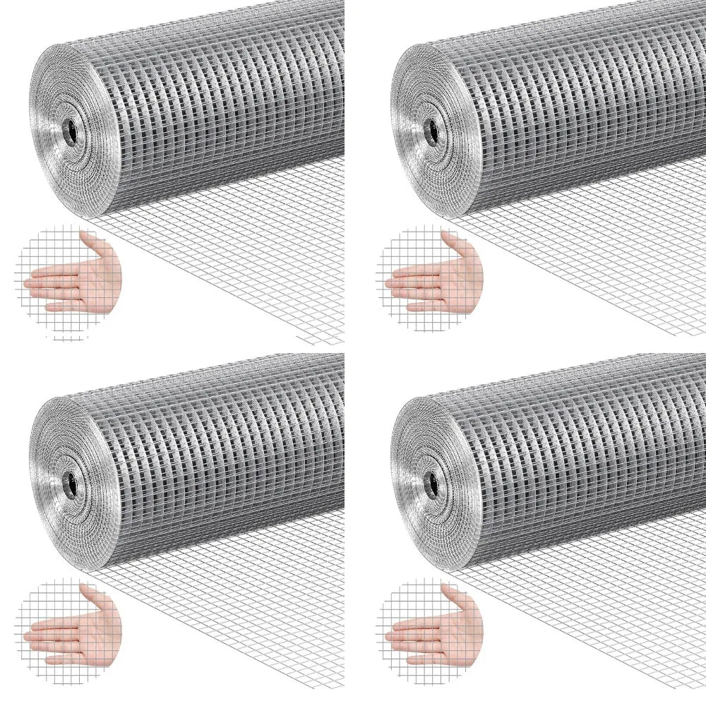 Hardware Cloth 36" 48" x 50'/100' Wire Mesh Roll Chicken Fence 1/2" 19 Ga