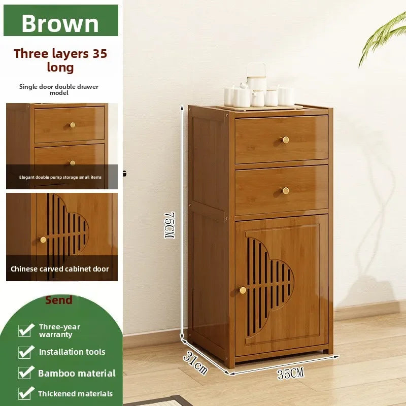Tea cabinet, locker, living room, tea table against the wall, side cabinet storage locker