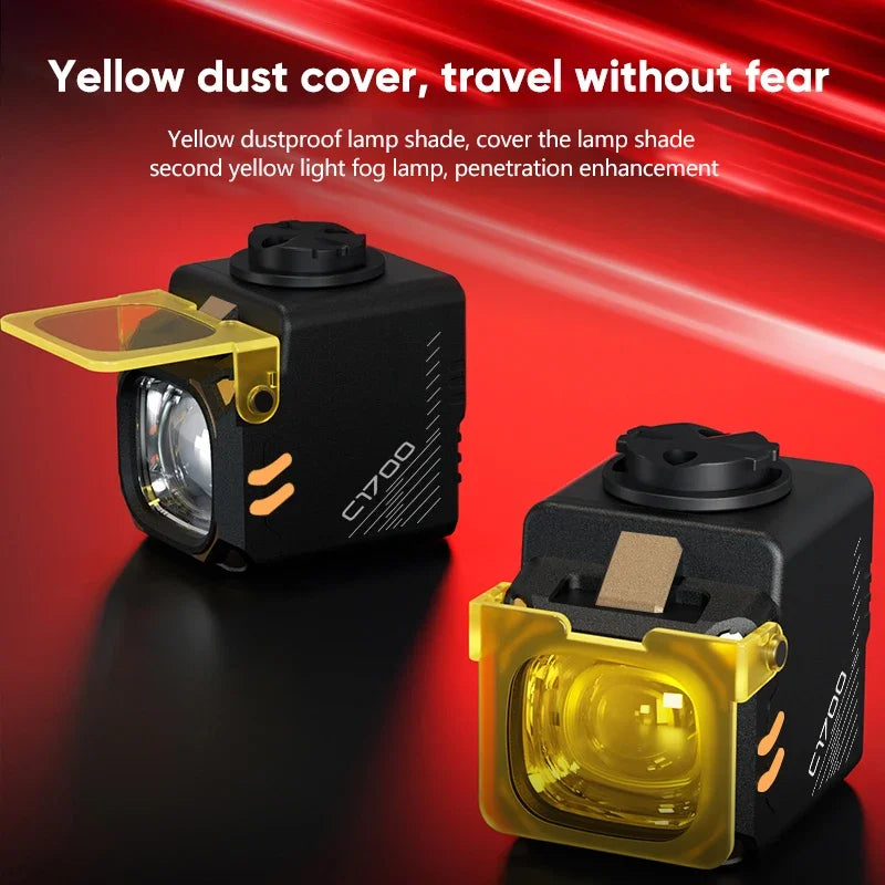 1700 Lumens ZHIYU Bike Headlight Bicycle Flashlight Handlebar Type-C MTB Road Highlight C1700 Front Lamp Bicycle Accessories