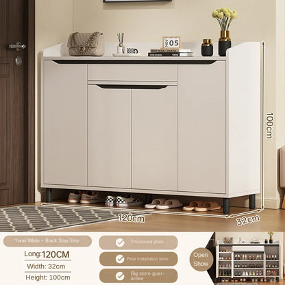 Shoe cabinet household multi-layer shoe rack entrance porch multi-function storage cabinet large capacity storage cabinet