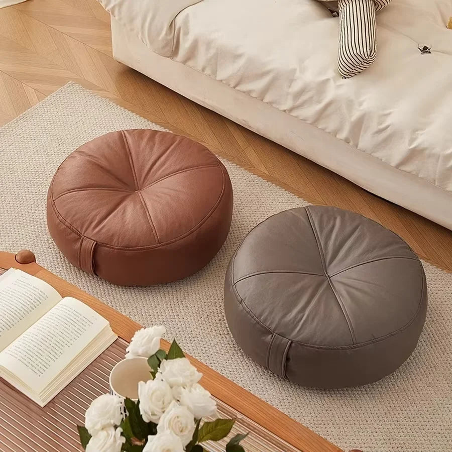Cushion futon tatami floor footstool bay window cushion padded cushion cushion pillow small bench square round low stool