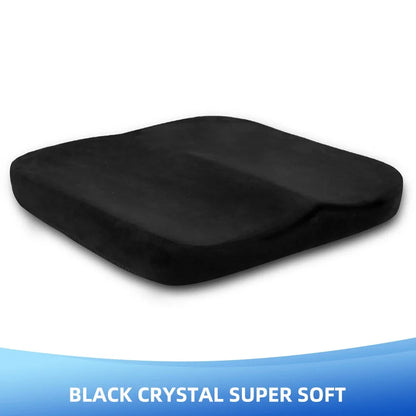 Lumbar Support Cushion for Long Sitting，Ergonomic Coccyx Cushion for Office and Car Chair, Sciatica Pain Relief