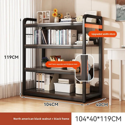 Bookshelf Shelf Integrated Wall Multi-layer Storage Rack Bedroom Wall Bay Window Display Cabinet Office Shelf