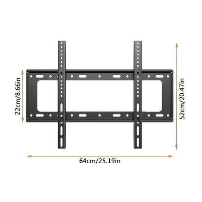 BEISHI Universal TV Bracket Low Profile TV Wall Mount Fixed for Most 40"-85" Flat/Curved TVs with Max VESA 600X500mm Up to 70kg