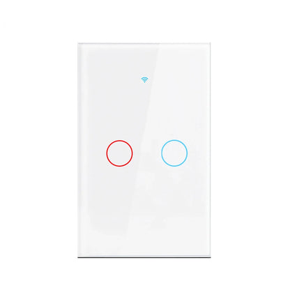 Work With Tuya WiFi Smart Switch Works With Alexa With/Without Neutral Wire Wireless RF433 Wall Touch Sensor Switch