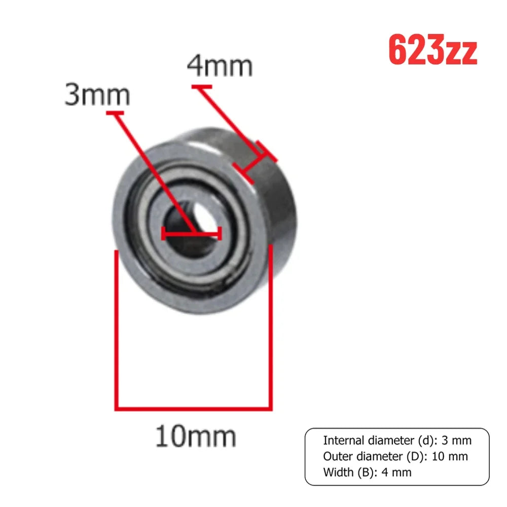 Ball Bearings 688zz 608zz 623zz 626zz 685zz 607zz Deep Groove Miniature Bearings For Skateboard Scooter 3D Printers Bearings