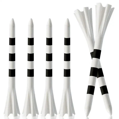 50pcs Golf Tees Plastic Stripe 5 Claws Tee Random Colors Accessories Sport TE001-Y