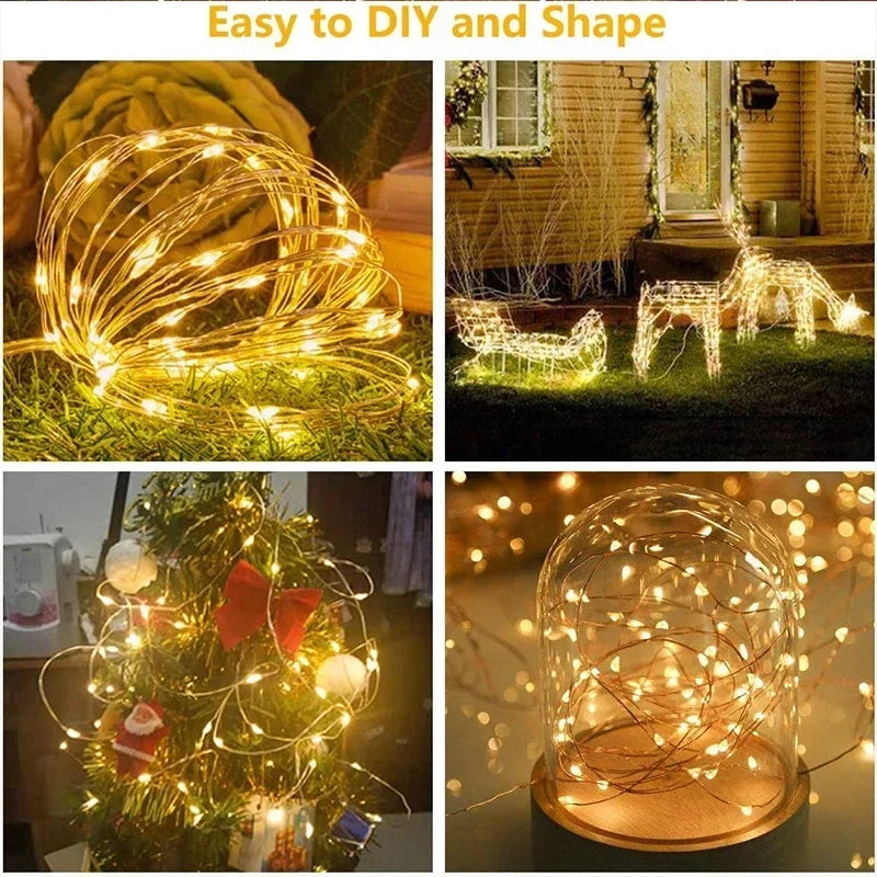 Bright 300 LED Curtain Light, Plug in Fairy Lights for Bedroom, Christmas Hanging String Lamp Outdoor for Window Backdrop Wall