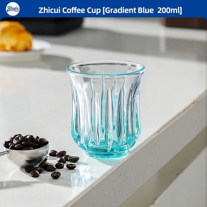 Bincoo High End Coffee Cup Elegant Retro Glass for Americano Dirty Flat White Espresso and Latte Available in 90/200/240/400ml