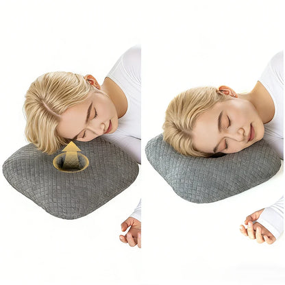 Soft Skin-Friendly Side-Sleeping Pillow,Multi-Purpose Ear Hole Pillow,Ssed to Relieve Ear Pressure and Earache for Side Sleepers