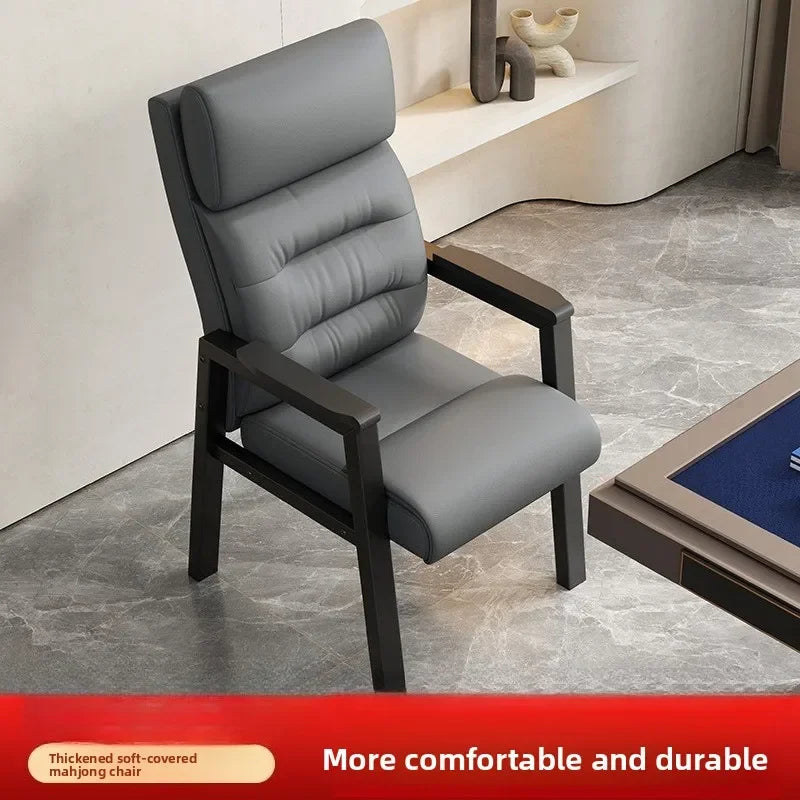 Mahjong chair chess and card room special mahjong chair sedentary and comfortable teahouse backrest chess and card chair