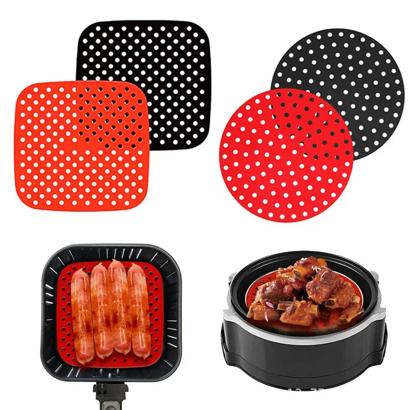 Air Fryer silicone mat kitchen accessories nonstick baking mat pastry tools accessories bakeware oil mats
