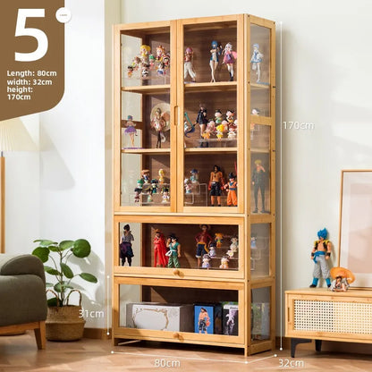 Figure display cabinet building block model Lego acrylic display stand non-glass transparent product ornament display cabinet
