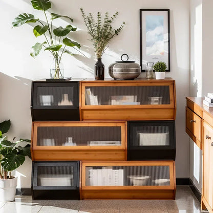 Bucket cabinet, storage cabinet, bedroom, living room, bookshelf, toys, snacks, storage and sorting cabinet can be stacked