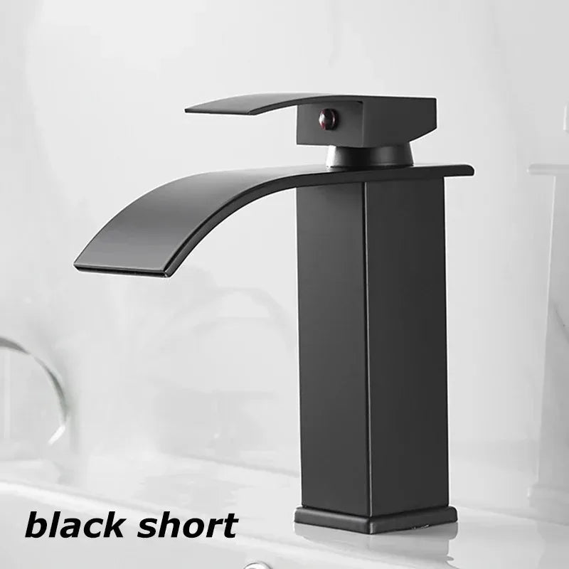 Bathroom Accessories Household Home Hot and Cold Water Waterfall Dragon Head Kitchen Bathroom Bathroom Washbasin Single Faucet