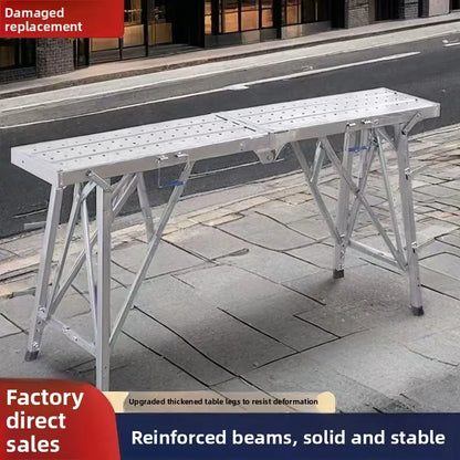 Horse stool portable folding thickened heightening construction site interior decoration scaffolding