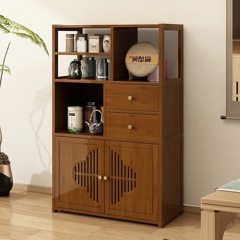 Tea cabinet, locker, living room, tea table against the wall, side cabinet storage locker