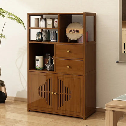 Tea cabinet, locker, living room, tea table against the wall, side cabinet storage locker