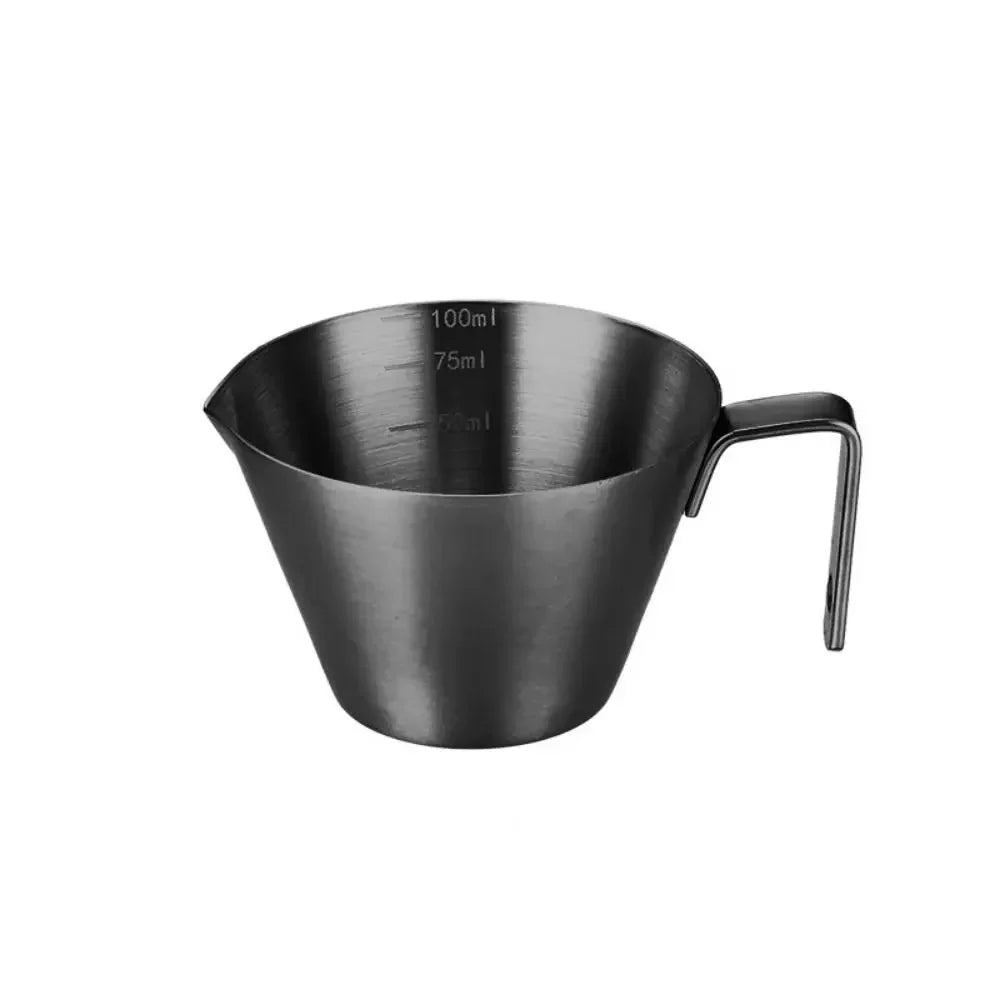 304 Stainless Steel Coffee Extraction Cup with Scale Small Milk Spoon Making Cup Espresso Measuring Cup Kitchen Tools  Cup