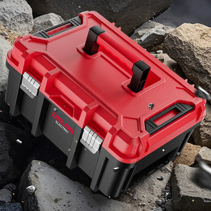 Heavy Duty Portable Toolbox Lockable Rolling Chest Drawers Wheels Garage Workshop Automotive Mechanic Home Tool Box Organizer