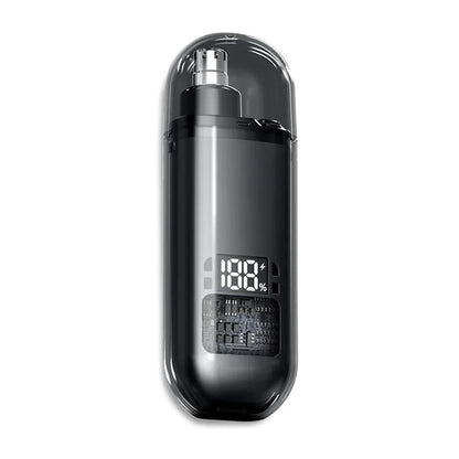 Rechargeable Nose/Ear Hair Trimmer for Men & Women - 2-in-1 Waterproof Dual Blade, Cordless Auto Groomer with USB Charging