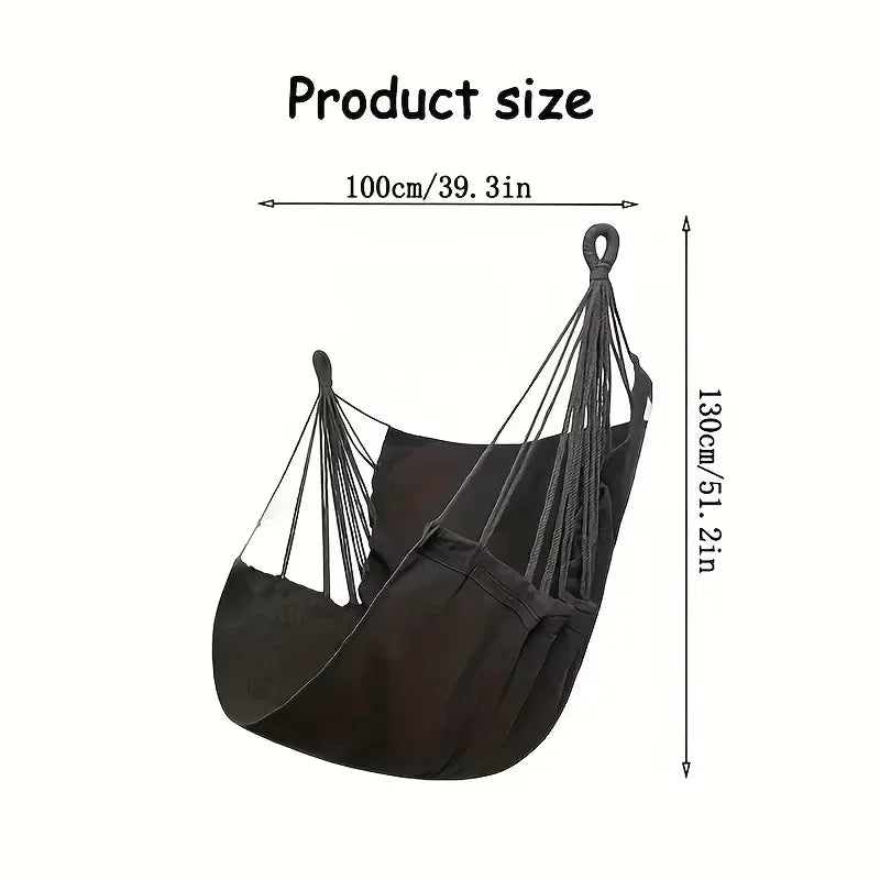 1PC Outdoor Rocking Chair Fabric Hammock Canvas Leisure Swing Chair Dormitory Portable Folding Hanging Chairs Outdoor Furniture