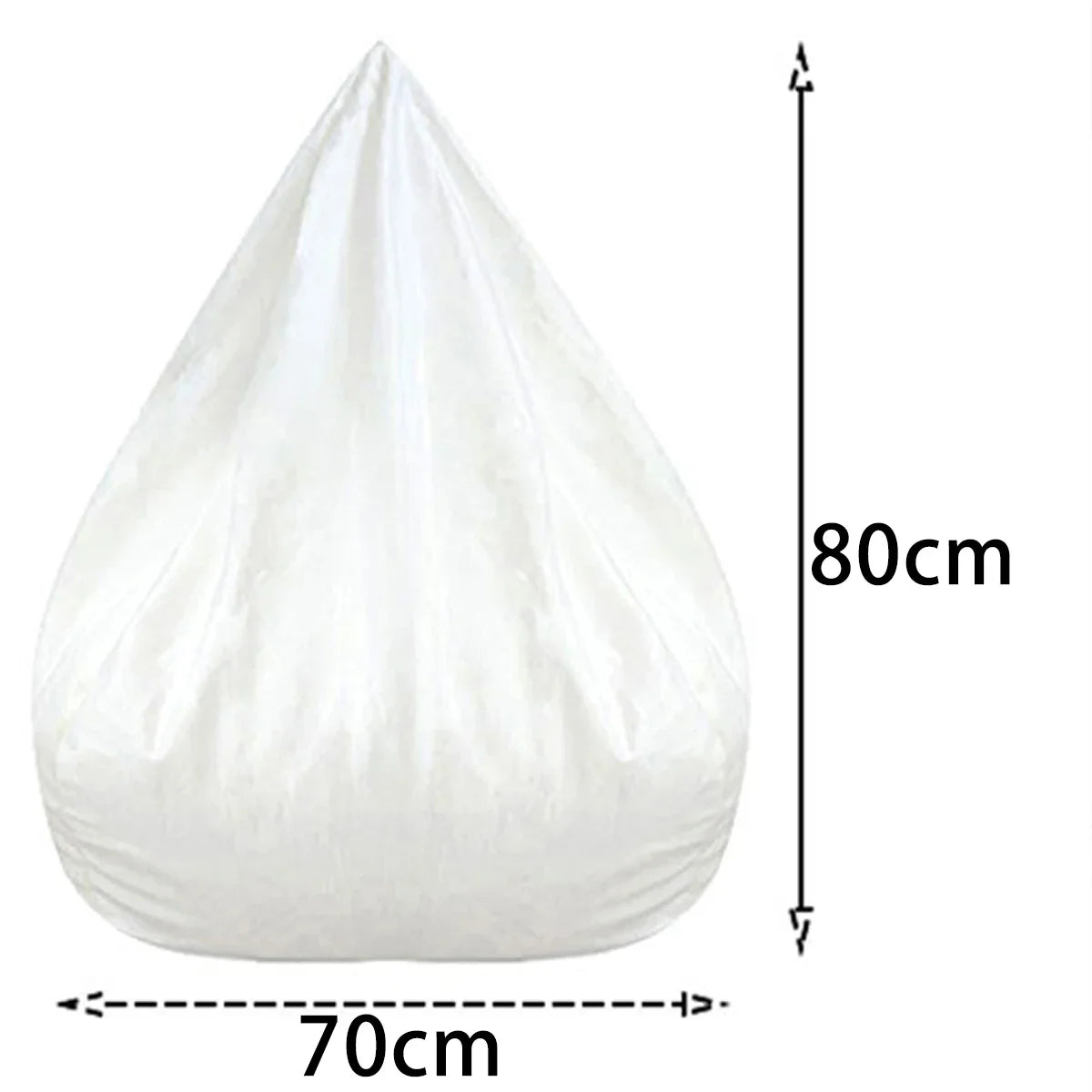 OTAUTAU Replacement Pouf Mesh Inner Liner Cover Without Filling Removable Washable Lazy Sofa Insert for Bean Bag Puff Couch Sac