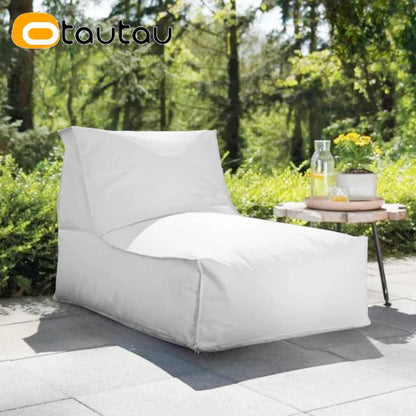 OTAUTAU Outdoor Oxford Bean Bag Cover Swim Pool Float Lounger Beach Club Pouf SF505【No Filler!You Need To Fill It By Yourself!】