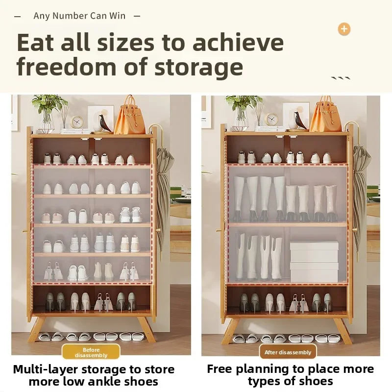 shoe cabinet shoe rack large capacity shoe storage rack dustproof multi-layer shelf