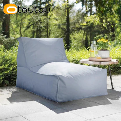 OTAUTAU Outdoor Oxford Bean Bag Cover Swim Pool Float Lounger Beach Club Pouf SF505【No Filler!You Need To Fill It By Yourself!】