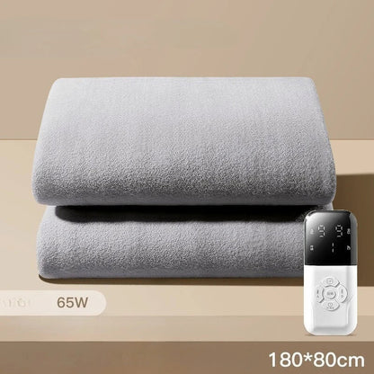 Graphene Electric Heated Blanket Dual Control Single Double Washable Home Dorm Energy Saving Fast Heating Auto Shutoff Cobertor