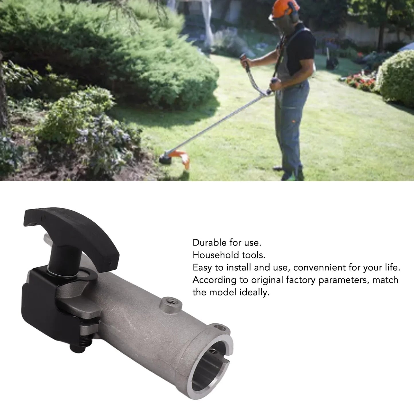 7 Spline 26mm Strimmer Trimmer Brush Cutter Shaft Connector Join Clamp Garden Tool Parts Grass Trimmer Connector Clamp