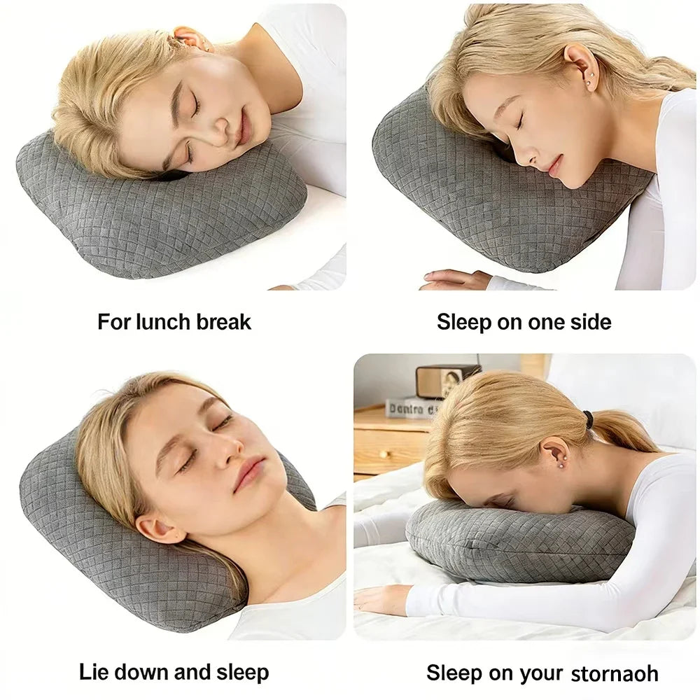 Soft Skin-Friendly Side-Sleeping Pillow,Multi-Purpose Ear Hole Pillow,Ssed to Relieve Ear Pressure and Earache for Side Sleepers