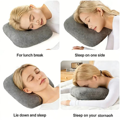 Soft Skin-Friendly Side-Sleeping Pillow,Multi-Purpose Ear Hole Pillow,Ssed to Relieve Ear Pressure and Earache for Side Sleepers