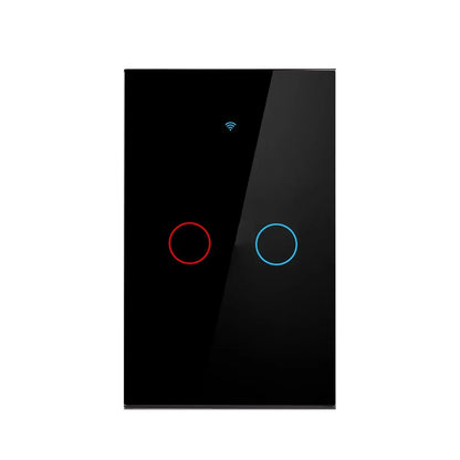 Work with Tuya WIFI Smart Home Switch Light Wall US/EU Glass Touch Panel Voice Wireless Remote Control by Alexa Google Home