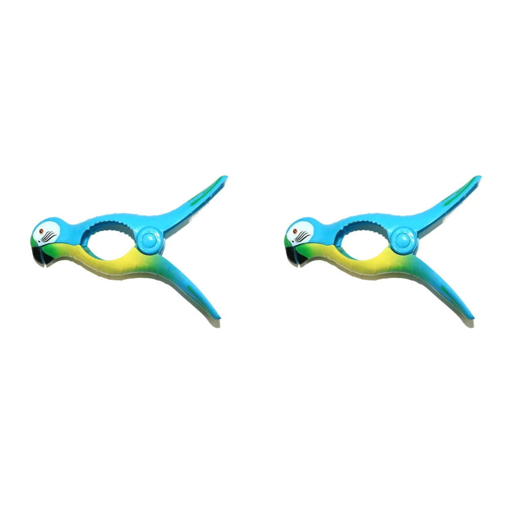Cute Plastic Beach Towels Clips Large Drying Racks Retaining Clip Windproof Clothes Pegs Pins Animal Decorative Clothespins