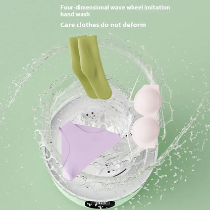 Mini Washing Machine Machine Clothes Cleaning Tool For Dormitories Travel Camping Hotel Apartment Portable Small Laundry Washer