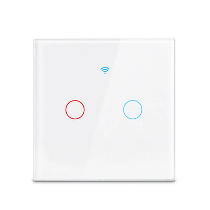 Work with Tuya WIFI Smart Home Switch Light Wall US/EU Glass Touch Panel Voice Wireless Remote Control by Alexa Google Home